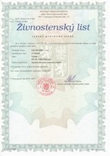 Živnostenský list - obchod